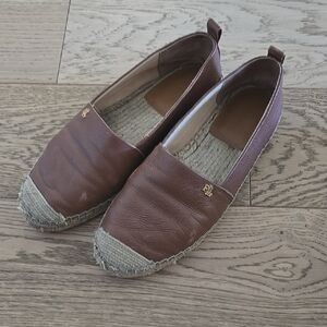 Brown Espadrille Flats